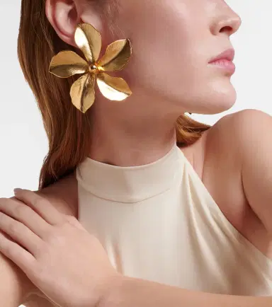 Jennifer Behr Keala floral earrings | Thumbnail 5