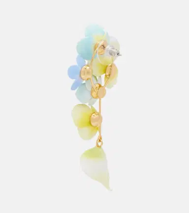 Jennifer Behr Anarosa embellished floral drop earrings | Thumbnail 4