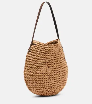 JW Anderson Bulb Small raffia bucket bag | Thumbnail 2