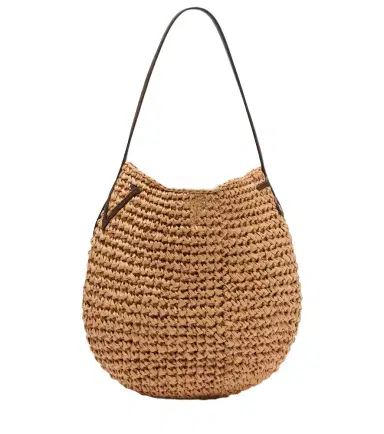 JW Anderson Bulb Small raffia bucket bag | Thumbnail 1