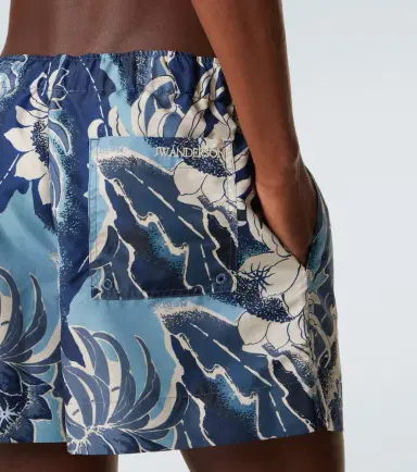 JW Anderson Floral cotton swim trunks | Thumbnail 5 JW Anderson Floral cotton swim trunks | Thumbnail 5