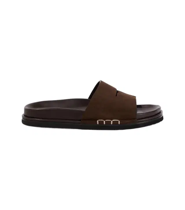 Suede slides