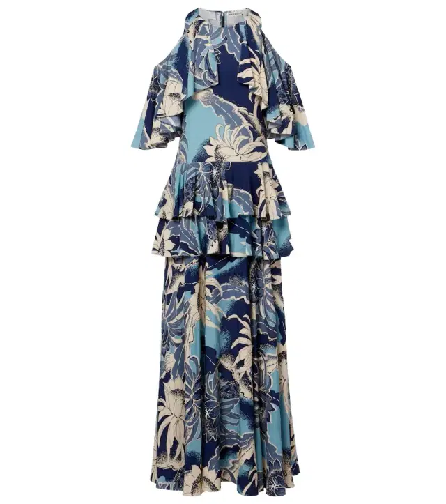 Printed maxi dress