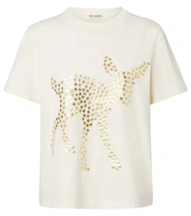JW Anderson Embellished cotton jersey T-shirt | Thumbnail 1