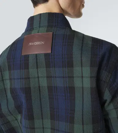 JW Anderson Checked cotton seersucker blouson jacket | Thumbnail 6 JW Anderson Checked cotton seersucker blouson jacket | Thumbnail 6