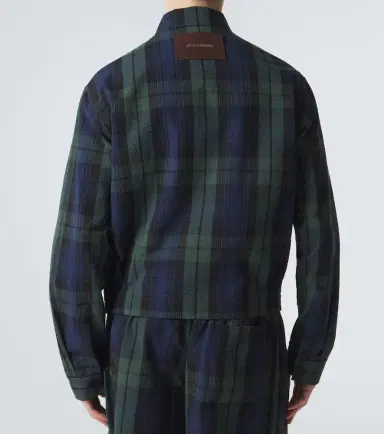 JW Anderson Checked cotton seersucker blouson jacket | Thumbnail 7 JW Anderson Checked cotton seersucker blouson jacket | Thumbnail 7