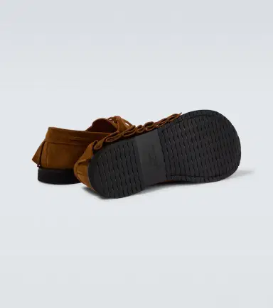JW Anderson Ruffled suede boat shoes | Thumbnail 4 JW Anderson Ruffled suede boat shoes | Thumbnail 4