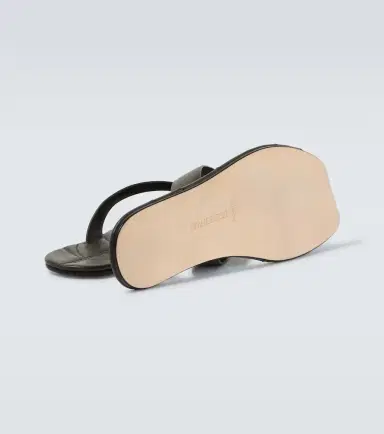 JW Anderson Leaf leather thong sandals | Thumbnail 2