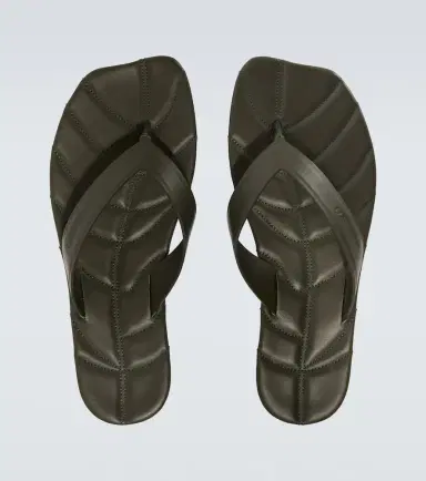 JW Anderson Leaf leather thong sandals | Thumbnail 3