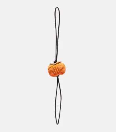 JW Anderson Persimmon crochet bag charm | Thumbnail 2