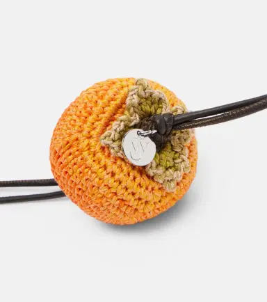 JW Anderson Persimmon crochet bag charm | Thumbnail 3