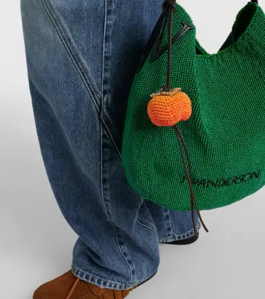 JW Anderson Persimmon crochet bag charm | Thumbnail 4