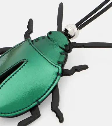 JW Anderson Beetle metallic leather bag charm | Thumbnail 2