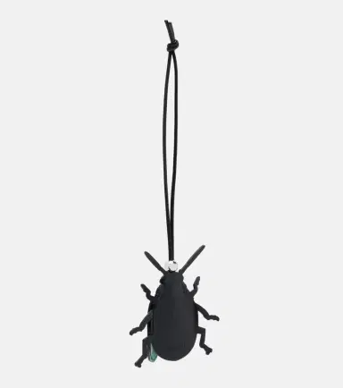 JW Anderson Beetle metallic leather bag charm | Thumbnail 3