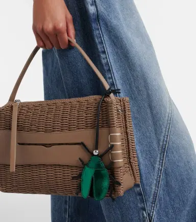 JW Anderson Beetle metallic leather bag charm | Thumbnail 4