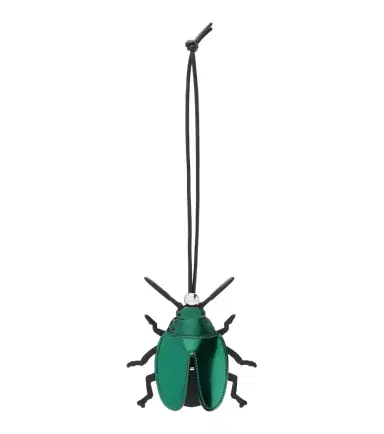JW Anderson Beetle metallic leather bag charm | Thumbnail 1