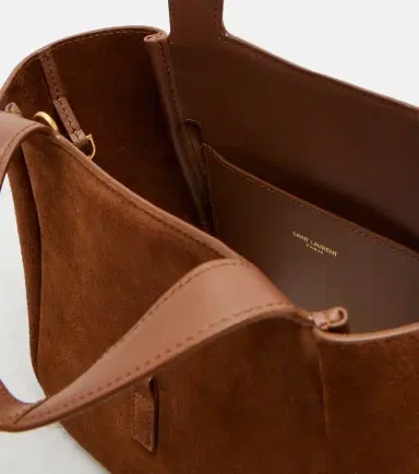 Saint Laurent Le 5 à 7 suede shoulder bag | Thumbnail 4 Saint Laurent Le 5 à 7 suede shoulder bag | Thumbnail 4