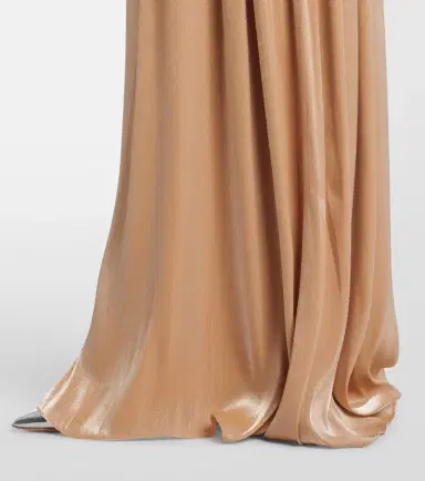 Costarellos Cutout Lurex georgette gown | Thumbnail 5