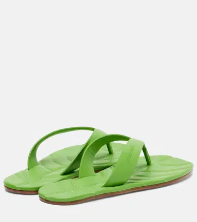 JW Anderson Leaf leather thong sandals | Thumbnail 2