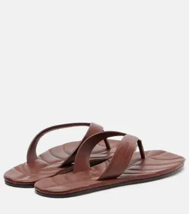JW Anderson Leaf leather thong sandals | Thumbnail 5