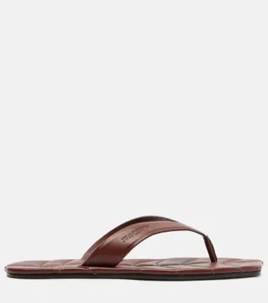 JW Anderson Leaf leather thong sandals | Thumbnail 6