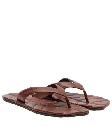 JW Anderson Leaf leather thong sandals | Thumbnail 1