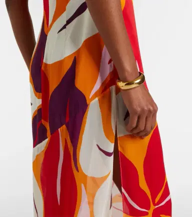 Cala de la Cruz Accasia floral halterneck maxi dress | Thumbnail 5