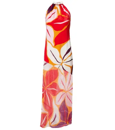 Cala de la Cruz Accasia floral halterneck maxi dress | Thumbnail 1
