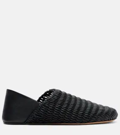JW Anderson Babouche woven leather loafers | Thumbnail 3