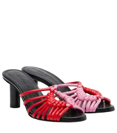 JW Anderson Plot woven leather sandals | Thumbnail 1