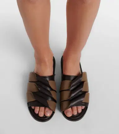 JW Anderson Coil leather slides | Thumbnail 4