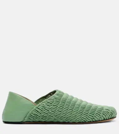 JW Anderson Babouche woven leather loafers | Thumbnail 3