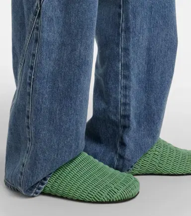 JW Anderson Babouche woven leather loafers | Thumbnail 4