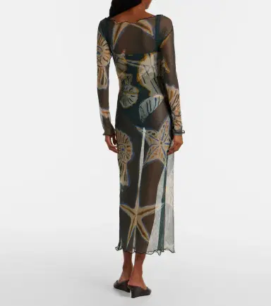 Cala de la Cruz Ursa printed sheer beach dress | Thumbnail 5 Cala de la Cruz Ursa printed sheer beach dress | Thumbnail 5