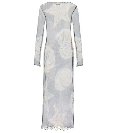 Cala de la Cruz Ursa printed sheer beach dress | Thumbnail 1 Cala de la Cruz Ursa printed sheer beach dress | Thumbnail 1