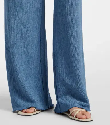 Jade Swim Mika seersucker wide-leg pants | Thumbnail 4