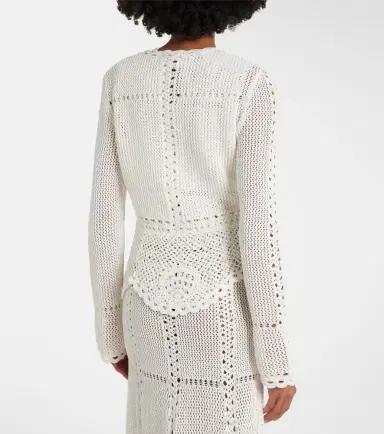 Erdem Crochet cotton cardigan | Thumbnail 5