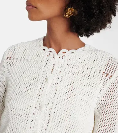 Erdem Crochet cotton cardigan | Thumbnail 7