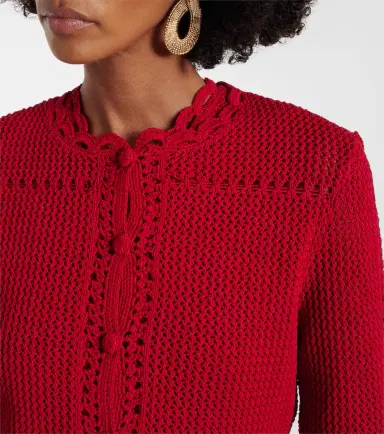 Erdem Crochet cotton cardigan | Thumbnail 2