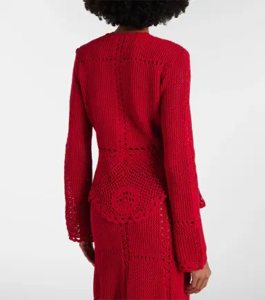 Erdem Crochet cotton cardigan | Thumbnail 5