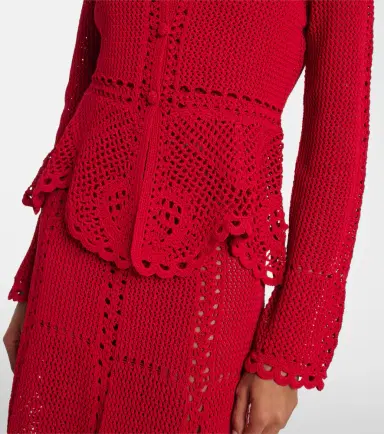 Erdem Crochet cotton cardigan | Thumbnail 6