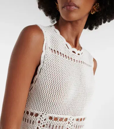 Erdem Crochet cotton midi dress | Thumbnail 3