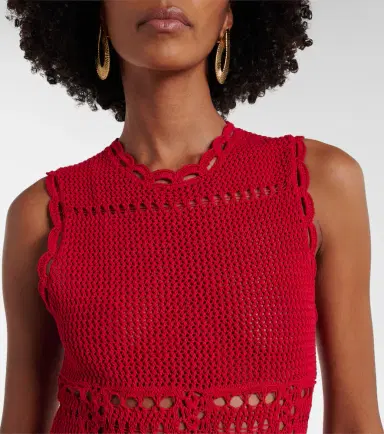 Erdem Cotton crochet midi dress | Thumbnail 4