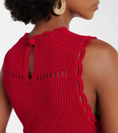 Erdem Cotton crochet midi dress | Thumbnail 5