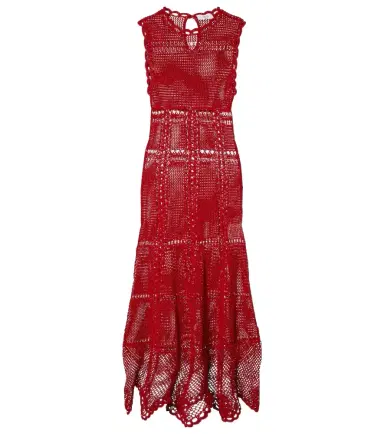 Erdem Cotton crochet midi dress | Thumbnail 1