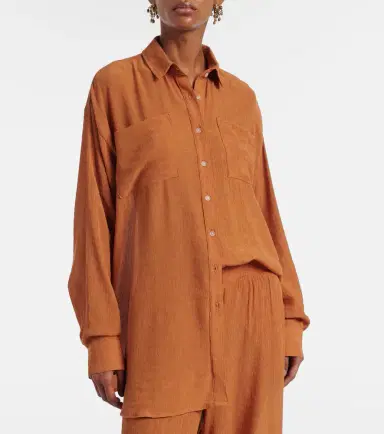 JADE SWIM Mika seersucker shirt | Thumbnail 2