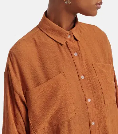 JADE SWIM Mika seersucker shirt | Thumbnail 3