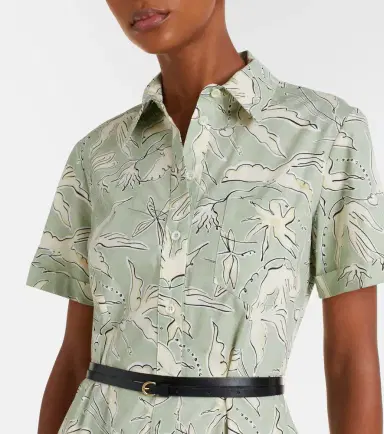 Altuzarra Kiera printed cotton-blend shirt dress | Thumbnail 2