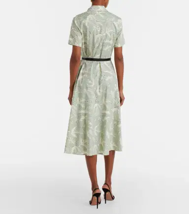 Altuzarra Kiera printed cotton-blend shirt dress | Thumbnail 4