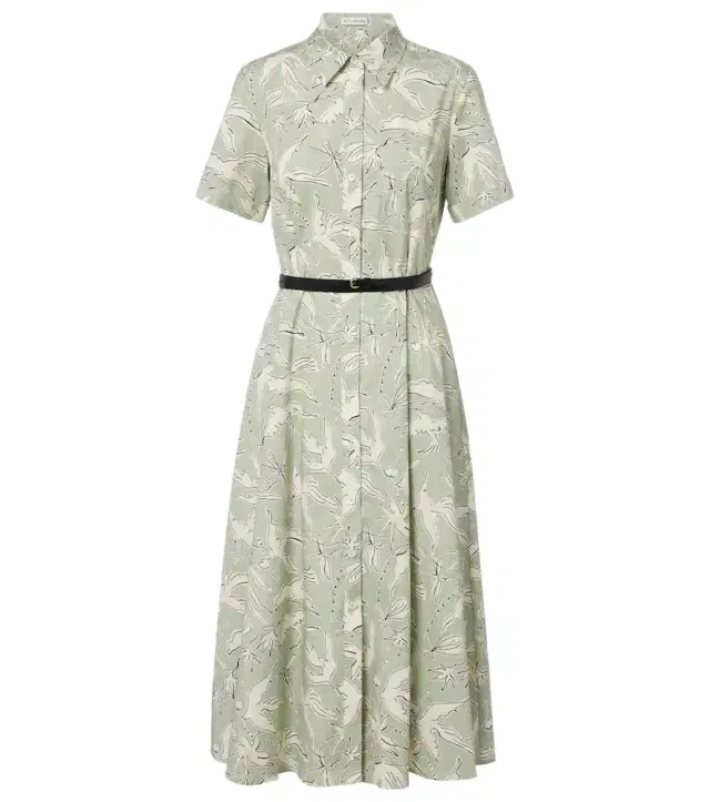 Altuzarra Kiera printed cotton-blend shirt dress
